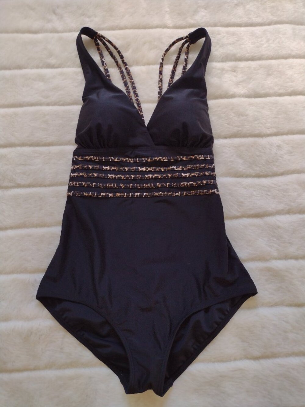Lascana Women's One Piece Swimsuit Black 10B